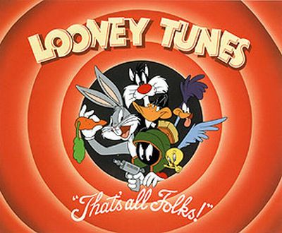 Outro from episode of Looney Tunes. Image credit: Warner Brothers.